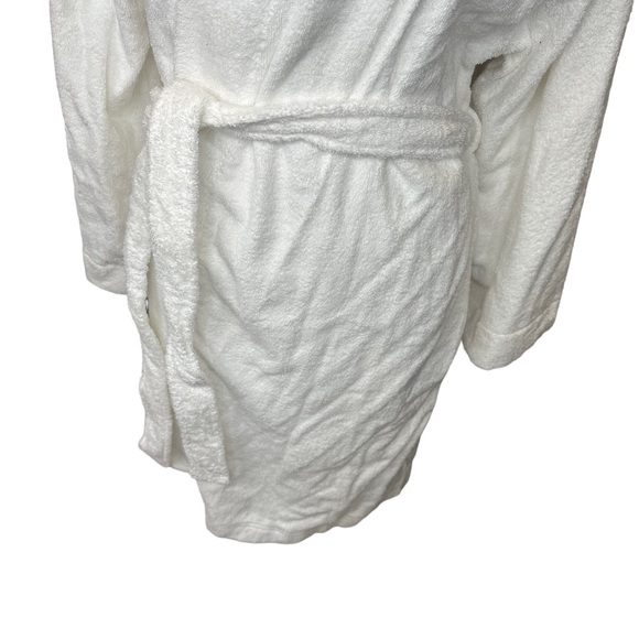 Tommy Bahama Terry Cloth Robe Womens Belted Bath Robe White Small Medium NWOT - Picture 3 of 11
